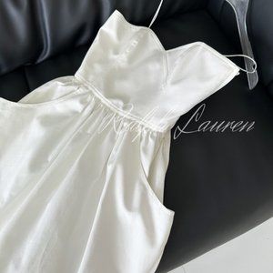 Ralph Lauren Collection Purple Label Strapless White Dress SIZE 4